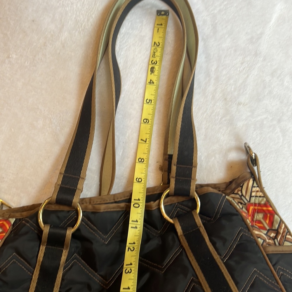 cinda b Ravinia black shoulder purse travel friendly - Picture 9 of 10